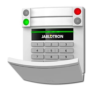 Jablotron JA-153E draadlos codeklavier met RFID scanner en een toetsenbord