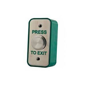 Metalen exit knop voor opbouw inclusief opbouwdoos