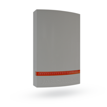 Jablotron JA-111A bus-bedrade buitensirene met flitser (grijze uitvoering)