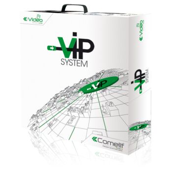 Comelit IP videofoon (VIP) systeem met PowerCom buitenpost  PC software