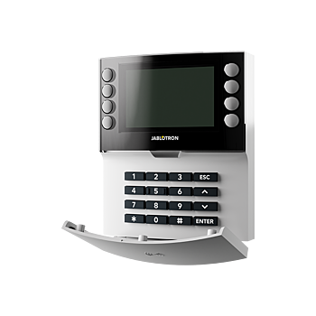 Jablotron JA-154E draadloos LCD codeklavier met RFID scanner en een toetsenbord