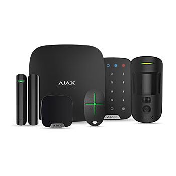 AJAX Hub2 Kit met PirCAM, keypad, binnensirene, deurcontact & afstandsbediening