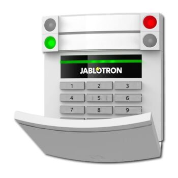 Jablotron JA-153E draadlos codeklavier met RFID scanner en een toetsenbord
