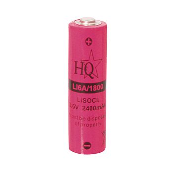 Lithium batterij 3,6V 2400mAh type AA